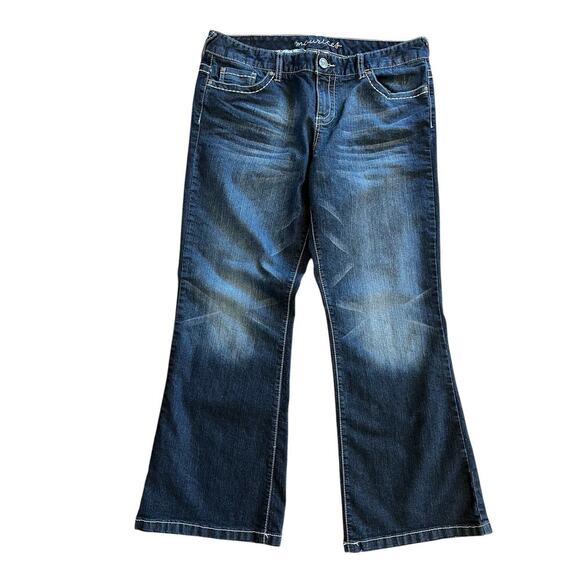 Maurices straight stretch jeans, women's size 15/16 SHORT - Picture 1 of 4